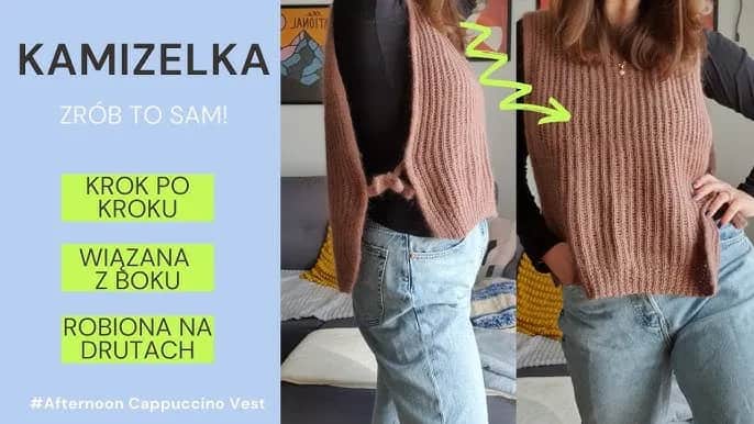 Jak zrobić bezrękawnik damski na drutach: 8 prostych kroków