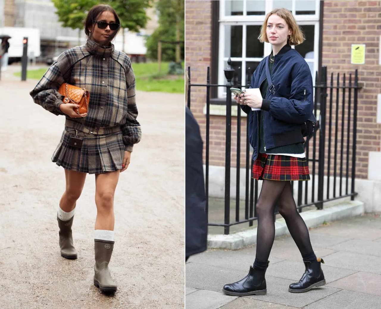 Stylizacje ze spódnicą w szkocką kratę - jak być modną w każdej okazji